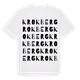 Krokberg ordlek t-shirt
