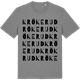 Mid Heather Gray t-shirt med Krökerud ordlek t-shirt