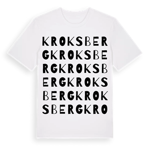 Kroksberg ordlek t-shirt – ekologisk bomull t-shirt från PinShirt