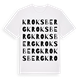 Kroksberg ordlek t-shirt