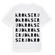 Krokserud ordlek t-shirt