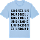 Blue Soul t-shirt med Kronelund ordlek t-shirt