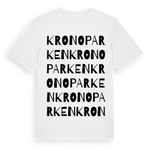 Kronoparken ordlek t-shirt – ekologisk bomull t-shirt från Pinshirt