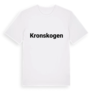 Kronskogen fetstil t-shirt – ekologisk bomull t-shirt från PinShirt