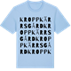Blue Soul t-shirt med Kroppkärrs gård ordlek t-shirt