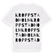 Kroppstadholm ordlek t-shirt