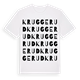 Kruggerud ordlek t-shirt