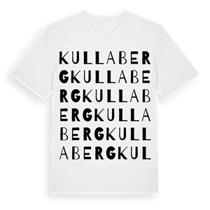 Kullaberg ordlek t-shirt – ekologisk bomull t-shirt från PinShirt