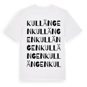 Kullängen ordlek t-shirt – ekologisk bomull t-shirt från Pinshirt