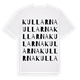 Kullarna ordlek t-shirt