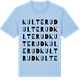 Blue Soul t-shirt med Kulterud ordlek t-shirt