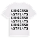 Kungens rastplats ordlek t-shirt