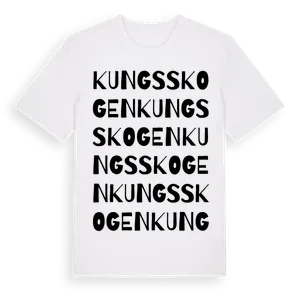 Kungsskogen ordlek t-shirt – ekologisk bomull t-shirt från Pinshirt