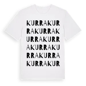 Kurra ordlek t-shirt – ekologisk bomull t-shirt från Pinshirt