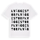 Kväggestorp ordlek t-shirt