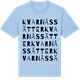 Blue Soul t-shirt med Kvarnåssätter ordlek t-shirt