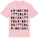 Pink Cotton t-shirt med Kvarnåssätter ordlek t-shirt