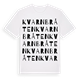 Kvarnbråten ordlek t-shirt