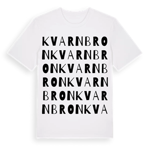 Kvarnbron ordlek t-shirt – ekologisk bomull t-shirt från PinShirt