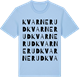 Blue Soul t-shirt med Kvarnerud ordlek t-shirt