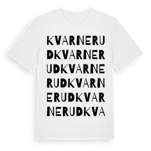 Kvarnerud ordlek t-shirt – ekologisk bomull t-shirt från Pinshirt