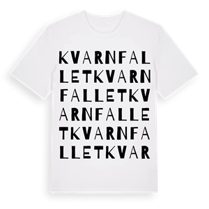 Kvarnfallet ordlek t-shirt – ekologisk bomull t-shirt från PinShirt