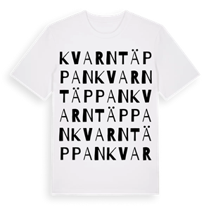 Kvarntäppan ordlek t-shirt – ekologisk bomull t-shirt från PinShirt