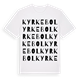 Kyrkebol ordlek t-shirt