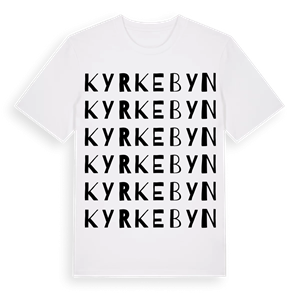 Kyrkebyn ordlek t-shirt – ekologisk bomull t-shirt från PinShirt