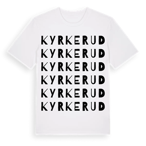 Kyrkerud ordlek t-shirt – ekologisk bomull t-shirt från PinShirt