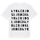 Kyrkerudslunden ordlek t-shirt