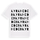 Kyrkheden ordlek t-shirt