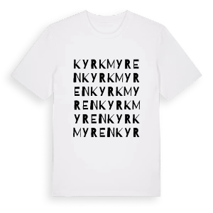 Kyrkmyren ordlek t-shirt – ekologisk bomull t-shirt från PinShirt