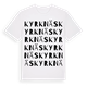 Kyrknäs ordlek t-shirt