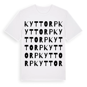 Kyttorp ordlek t-shirt – ekologisk bomull t-shirt från PinShirt