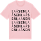 Pink Cotton t-shirt med Laåsen ordlek t-shirt