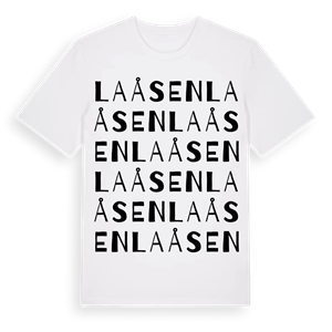 Laåsen ordlek t-shirt – ekologisk bomull t-shirt från PinShirt