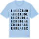 Blue Soul t-shirt med Labberud ordlek t-shirt