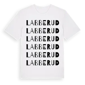 Labberud ordlek t-shirt – ekologisk bomull t-shirt från Pinshirt