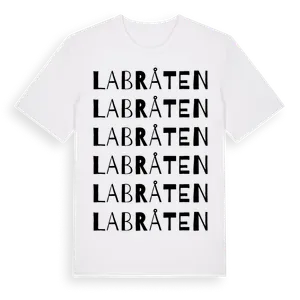 Labråten ordlek t-shirt – ekologisk bomull t-shirt från Pinshirt