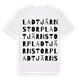 Ladtjärnstorp ordlek t-shirt