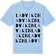 Blue Soul t-shirt med Ladviken ordlek t-shirt
