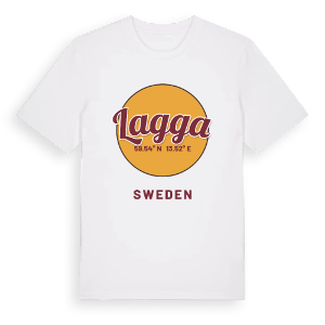 Lagga cirkel t-shirt – ekologisk bomull t-shirt från PinShirt