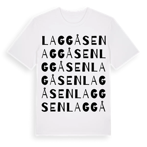 Laggåsen ordlek t-shirt – ekologisk bomull t-shirt från Pinshirt
