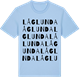 Blue Soul t-shirt med Låglunda ordlek t-shirt