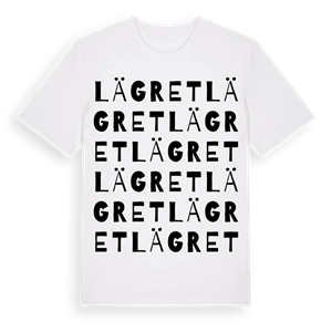 Lägret ordlek t-shirt – ekologisk bomull t-shirt från PinShirt