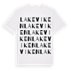 Lakeviken ordlek t-shirt