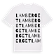 Lamberget ordlek t-shirt