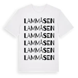 Lammåsen ordlek t-shirt – ekologisk bomull t-shirt från Pinshirt