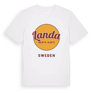 Landa cirkel t-shirt – ekologisk bomull t-shirt från PinShirt